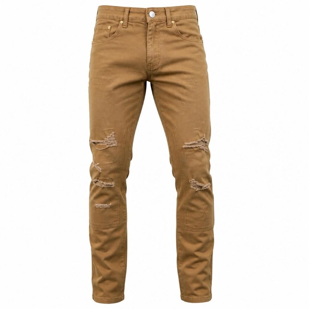 Unbranded Men's Tan and Brown Jeans